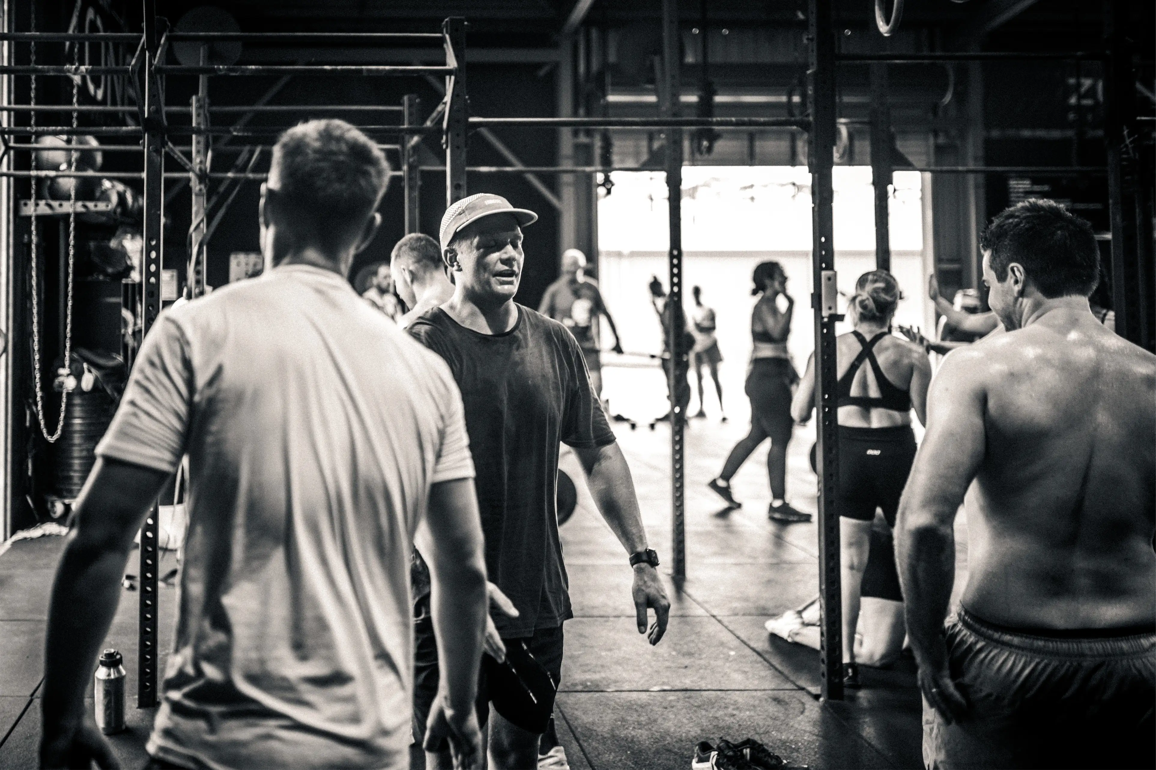 CrossFit Ulladulla members mid-workout in the gym